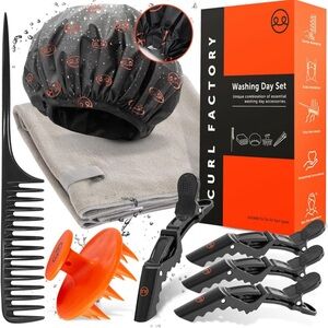NIB📦 Curl Factory 8Pcs Hair👩🏻‍🦱👱‍♀️👩🏽‍🦱👵🏽🙎🏿‍♀️👩🏼‍🦰Care Kit